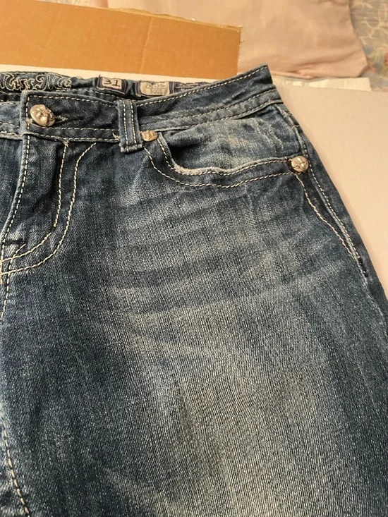 Miss Me Women’s Dark Blue Bootcut Jeans - Picture 6 of 13